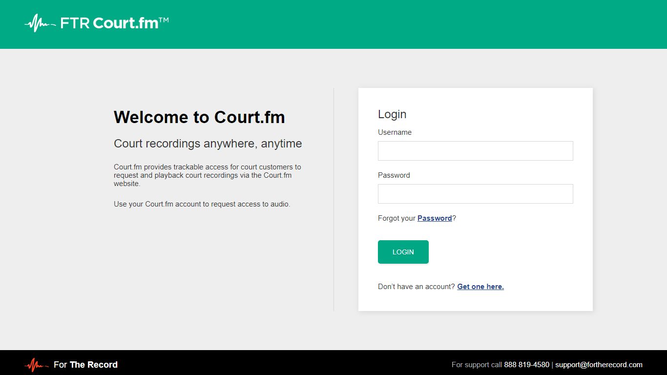 FTR Court.fm™